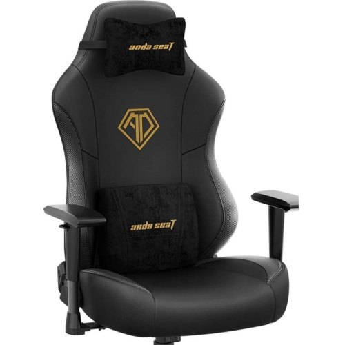 Крісло геймерське Anda Seat Phantom 3 Size L Black/Gold (AD18Y-06-B-PV/C)