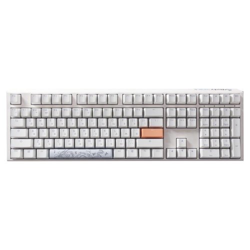 Клавіатура дротова, механічна Ducky One 3 Cherry MX Blue RGB UA White (DKON2108ST-CUAPXPWWWSC1)