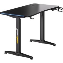 Стіл комп'ютерний Anda Seat Terminator RGB, з електрорегулюванням висоти, Black (AD-D-DD1-1600L-01-B)