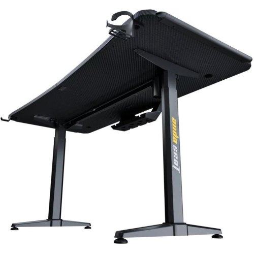 Стіл комп'ютерний Anda Seat Terminator RGB, з електрорегулюванням висоти, Black (AD-D-DD1-1600L-01-B)
