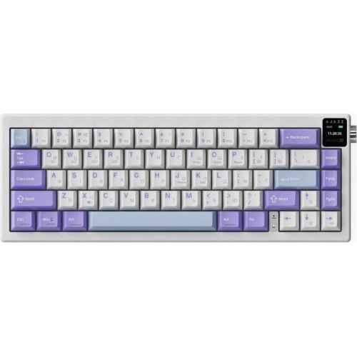 Клавіатура бездротова, механічна Ajazz AK650 Flying Fish Switch Purple (AK650-FF-PWB)
