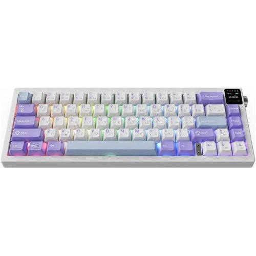 Клавіатура бездротова, механічна Ajazz AK650 Flying Fish Switch Purple (AK650-FF-PWB)