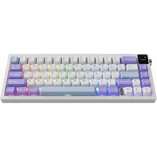 Клавіатура бездротова, механічна Ajazz AK650 Flying Fish Switch Purple (AK650-FF-PWB)