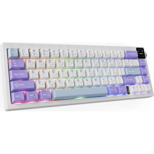 Клавіатура бездротова, механічна Ajazz AK650 Flying Fish Switch Purple (AK650-FF-PWB)