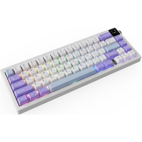 Клавіатура бездротова, механічна Ajazz AK650 Flying Fish Switch Purple (AK650-FF-PWB)