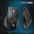 Миша бездротова OfficePro M395B Silent Click Ergonomic Wireless Black