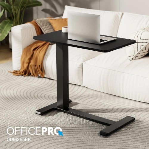 Стіл офісний OfficePro ODM366B, з регулюванням висоти, Black