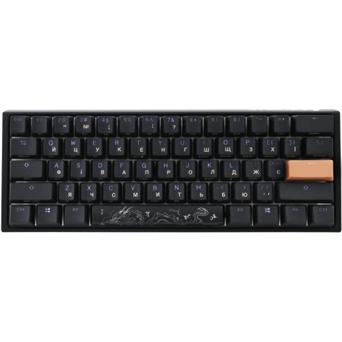 Клавіатура дротова, механічна Ducky One 3 Mini Cherry MX Red RGB UA Black (DKON2161ST-RUAPXCLAWSC1)