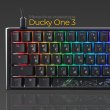 Клавіатура дротова, механічна Ducky One 3 Mini Cherry MX Red RGB UA Black (DKON2161ST-RUAPXCLAWSC1)
