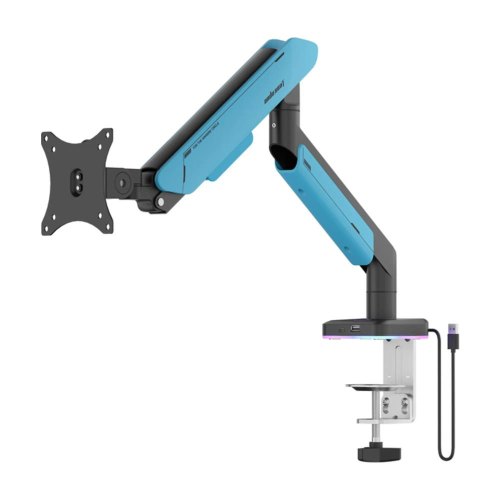 Кріплення настільне для монітора Anda Seat Stealth Pro II RGB 17-42 Blue (AD-W-A9X-1S-BS)