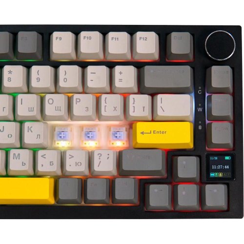 Клавіатура бездротова, механічна Epomaker AK820 Pro Gift Switch Black (AK820-PRO-B-G)