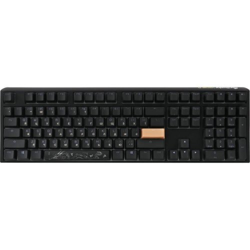 Клавіатура дротова, механічна Ducky One 3 Cherry MX Red RGB UA Black (DKON2108ST-RUAPXCLAWSC1)