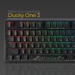 Клавіатура дротова, механічна Ducky One 3 Cherry MX Red RGB UA Black (DKON2108ST-RUAPXCLAWSC1)