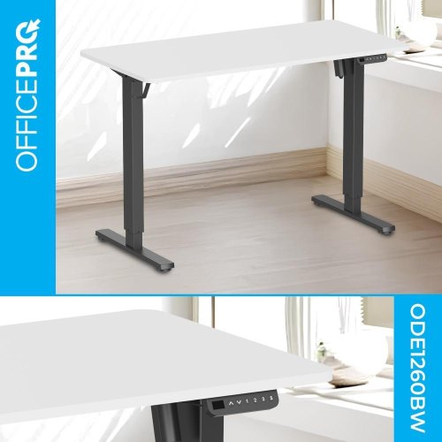 Стіл комп'ютерний OfficePro ODE1260WB, з електрорегулюванням висоти