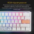 Клавіатура дротова, механічна Ducky One 3 Mini Cherry MX Silent red RGB UA White (DKON2161ST-SUAPXPWWWSC1)