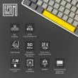 Клавіатура бездротова, механічна Epomaker EP64 Mulan White (EP64-W-M)