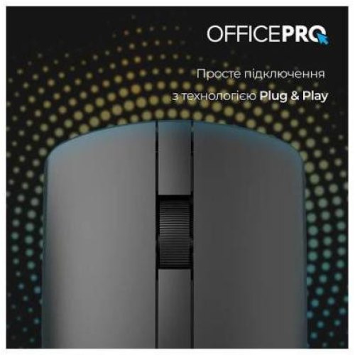 Миша бездротова OfficePro M175B Silent Click Wireless Black