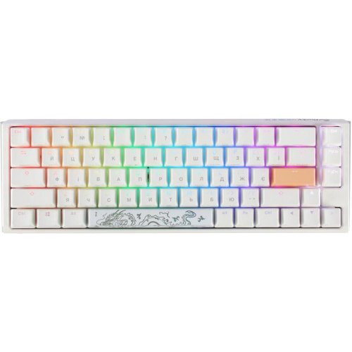 Клавіатура дротова, механічна Ducky One 3 SF Cherry MX Brown RGB UA White (DKON2167ST-BUAPXPWWWSC1)