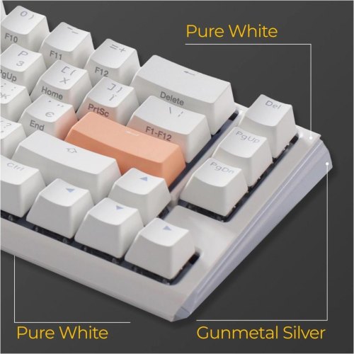 Клавіатура дротова, механічна Ducky One 3 SF Cherry MX Brown RGB UA White (DKON2167ST-BUAPXPWWWSC1)