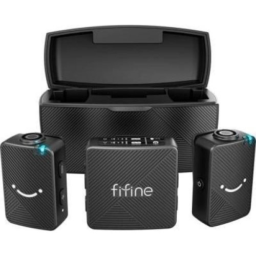 Мікрофон петличний, бездротовий Fifine M9