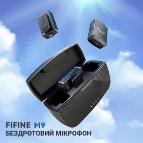 Мікрофон петличний, бездротовий Fifine M9