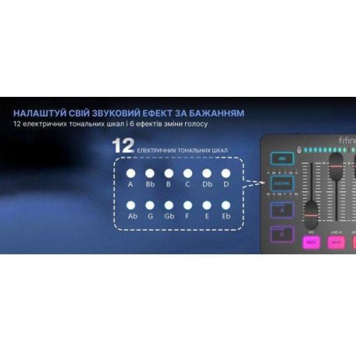 Аудіомікшер Fifine SC3