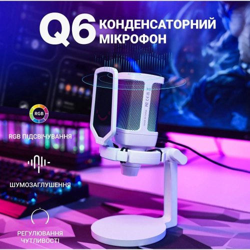 Мікрофон Fifine Q6W White