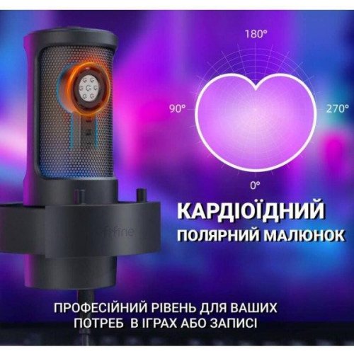 Мікрофон Fifine A8T Black