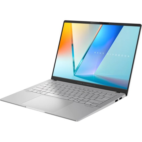 Ноутбук Asus M5406WA-PP024, 14 OLED/AMD Ryzen AI 9 HX 370/24GB/SSD 512GB/AMD Radeon 890M/DOS/Cool Silver (90NB14P1-M00120)