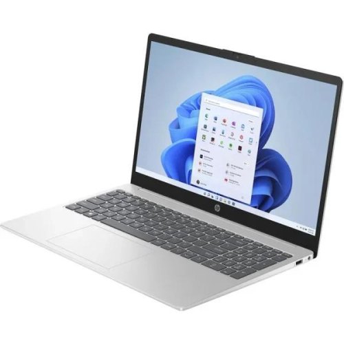 Ноутбук HP 15-fd1080ua, 15.6/Intel Core 5-120U/16GB/SSD 512GB/Intel UHD/DOS/Natural Silver (B9PK6EA)