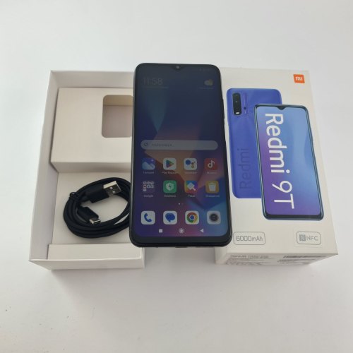 Смартфон Xiaomi Redmi 9T 4/128Gb Carbon Gray USED **