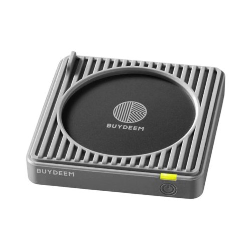 Підставка для підігріву чашок BUYDEEM, 24Вт, мережа, електричний нарівальний елемент, Ink Grey (OA2001-IG)