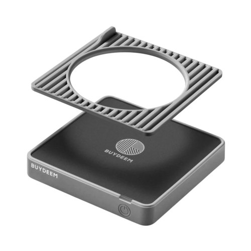 Підставка для підігріву чашок BUYDEEM, 24Вт, мережа, електричний нарівальний елемент, Ink Grey (OA2001-IG)