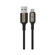 Кабель Proove Dense Metal, USB Type-A to Micro USB, 2.4A, 1м, Black (CCDM20001301)