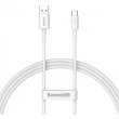 Кабель Baseus Superior Series Fast Charging Data, USB Type-A to USB Type-C, 100W, 1.5м, White (P10320102214-02)