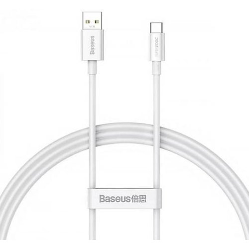 Кабель Baseus Superior Series Fast Charging Data, USB Type-A to USB Type-C, 100W, 1.5м, White (P10320102214-02)