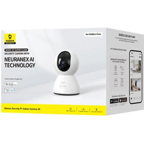 Камера відеоспостереження Baseus Security P1 Indoor 3K, White (S0TV012132)