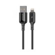 Кабель Proove Flex Metal, USB Type-A to Lightning, 2.4A, 1м, Black (CCFM20001101)