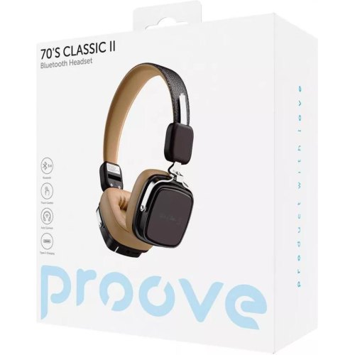 Навушники бездротові Proove 70's Classic II, Beige (HPCL20010007)