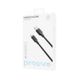 Кабель Proove Striped Silicone, USB Type-A to USB Type-C, 1м, Black (CCSS60001201)