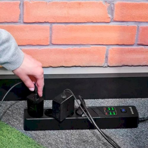 Мережевий фільтр Proove Power Strip P-04, 4 розетки/4xUSB Type-A/2xUSB Type-C, 2м, Black (PSP442420001)