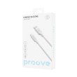 Кабель Proove Striped Silicone, USB Type-A to USB Type-C, 1м, White (CCSS60001202)