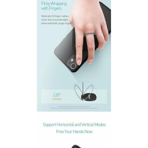 Кільце-тримач для смартфона Baseus Invisible, Gold (SUYB-0R)