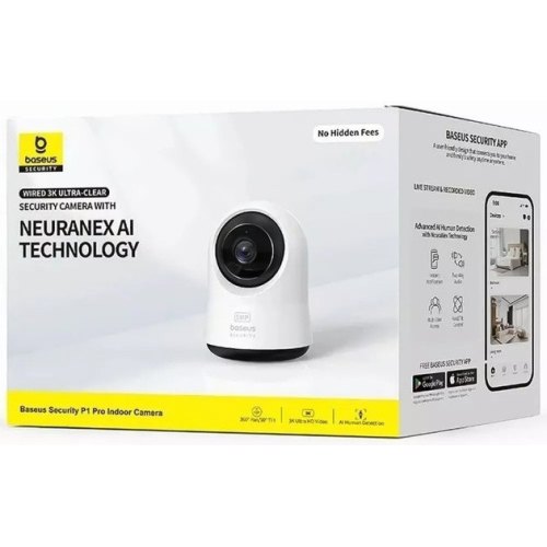 Камера відеоспостереження Baseus Security P1 Pro Indoor 3K, White (S0TV022132)
