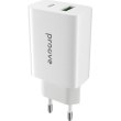 Мережевий зарядний пристрій Proove Rapid, USB Type-C/USB Type-A, 20W, White (WCRP20110002)