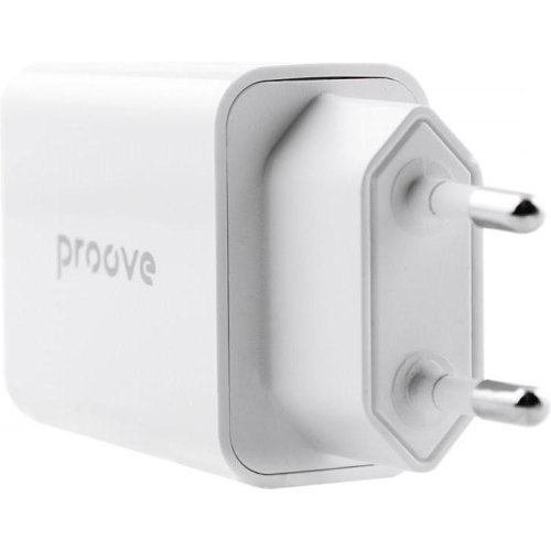 Мережевий зарядний пристрій Proove Rapid, USB Type-C/USB Type-A, 20W, White (WCRP20110002)