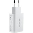Мережевий зарядний пристрій Proove Rapid, USB Type-C/USB Type-A, 20W, White (WCRP20110002)