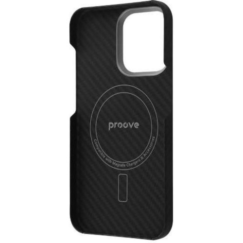 Чохол Proove Carbon Slim with Magnetic Ring, для Apple iPhone 14 Pro, Black (PCCSIP14P002)