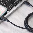 Кабель Proove Striped Silicone, USB Type-C to Lightning, 1м, Black (CCSS00002101)