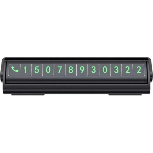 Паркувальна карта Proove Twins Parking Number Plate, Black (AATP00000001)